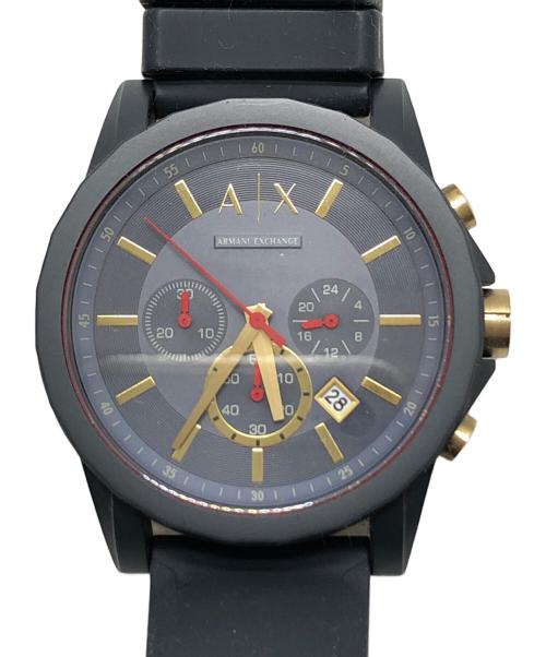 ARMANI EXCHANGE（アルマーニ エクスチェンジ）ARMANI EXCHANGE (アルマーニ エクスチェンジ) 腕時計 ブラック サイズ:表記なしの古着・服飾アイテム