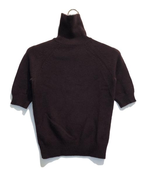 CELINE（セリーヌ）CELINE (セリーヌ) カシミヤタートルネックニット ブラウン サイズ:Mの古着・服飾アイテム