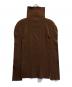 ISSEY MIYAKE (イッセイミヤケ) ハイネックニット ブラウン サイズ:2：5000円