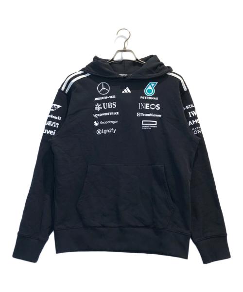 adidas（アディダス）adidas (アディダス) メルセデスAMGペトロナスF1 フーディー ブラック サイズ:Mの古着・服飾アイテム