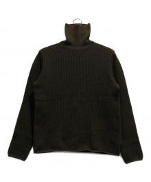 LOUIS VUITTON（ルイ ヴィトン）の古着「カシミヤタートルネックニット」｜ブラウン