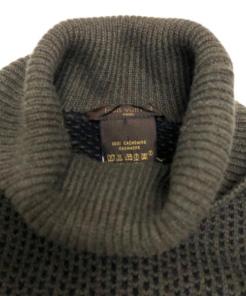 LOUIS VUITTON（ルイ ヴィトン）LOUIS VUITTON (ルイ ヴィトン) カシミヤタートルネックニット ブラウン サイズ:Mの古着・服飾アイテム