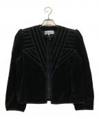 Christian Diorクリスチャン ディオール）の古着「ベロアジャケット」｜ブラック
