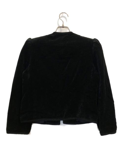 Christian Dior（クリスチャン ディオール）Christian Dior (クリスチャン ディオール) ベロアジャケット ブラック サイズ:Mの古着・服飾アイテム