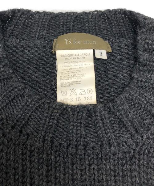 Y's for men（ワイズフォーメン）Y's for men (ワイズフォーメン) ニット ブラック サイズ:3の古着・服飾アイテム