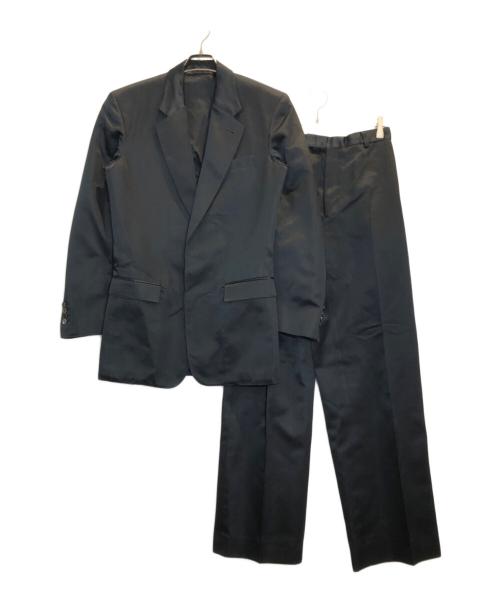 Yves Saint Laurent（イヴサンローラン）Yves Saint Laurent (イヴサンローラン) セットアップスーツ ブラック サイズ:ジャケット/パンツ:46の古着・服飾アイテム