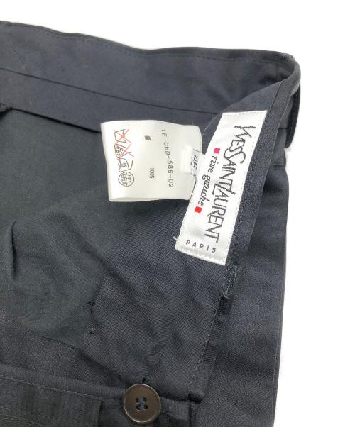 Yves Saint Laurent（イヴサンローラン）Yves Saint Laurent (イヴサンローラン) セットアップスーツ ブラック サイズ:ジャケット/パンツ:46の古着・服飾アイテム
