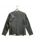 GIORGIO ARMANI (ジョルジョアルマーニ) ラムレザーノーカラージャケット グレー サイズ:48 未使用品：20000円
