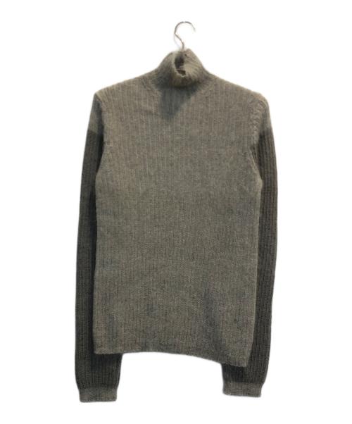 Yohji Yamamoto pour homme（ヨウジヤマモト プールオム）Yohji Yamamoto pour homme (ヨウジヤマモト プールオム) モヘアタートルネックニット グレー サイズ:3の古着・服飾アイテム