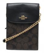 COACHコーチ）の古着「ショルダーポーチ」｜ブラウン