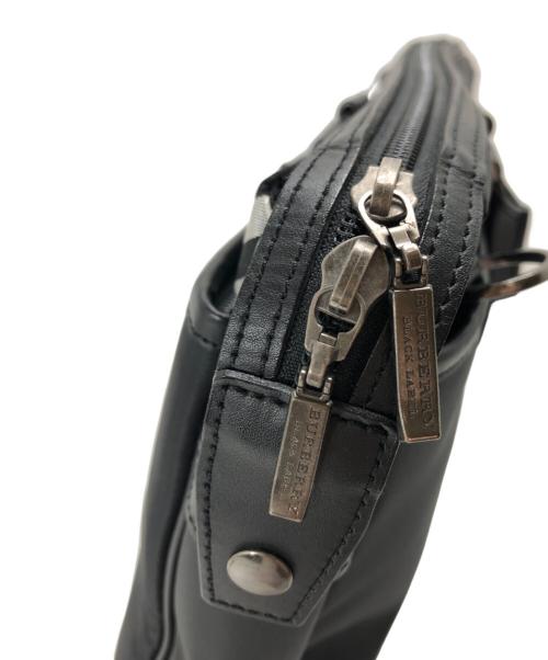 BURBERRY BLACK LABEL（バーバリーブラックレーベル）BURBERRY BLACK LABEL (バーバリーブラックレーベル) チェックブリーフケース ブラックの古着・服飾アイテム