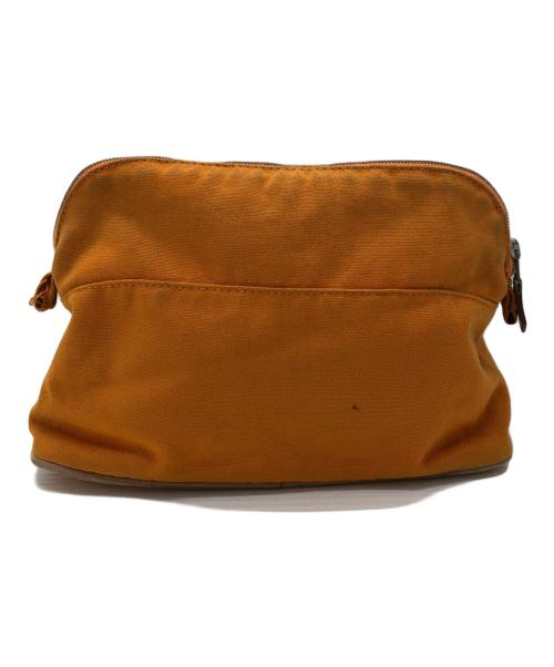 HERMES（エルメス）HERMES (エルメス) ボリードポーチ オレンジの古着・服飾アイテム
