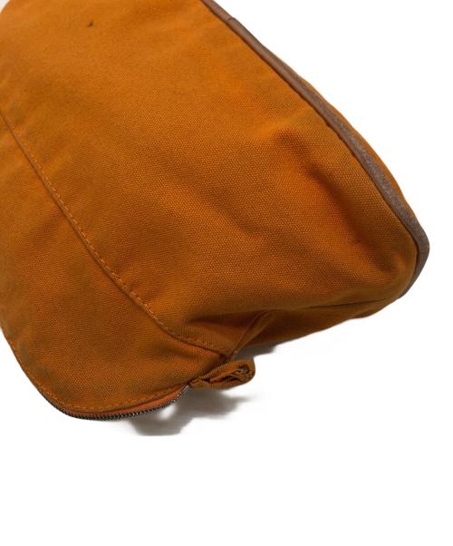 HERMES（エルメス）HERMES (エルメス) ボリードポーチ オレンジの古着・服飾アイテム