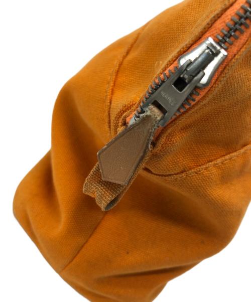 HERMES（エルメス）HERMES (エルメス) ボリードポーチ オレンジの古着・服飾アイテム