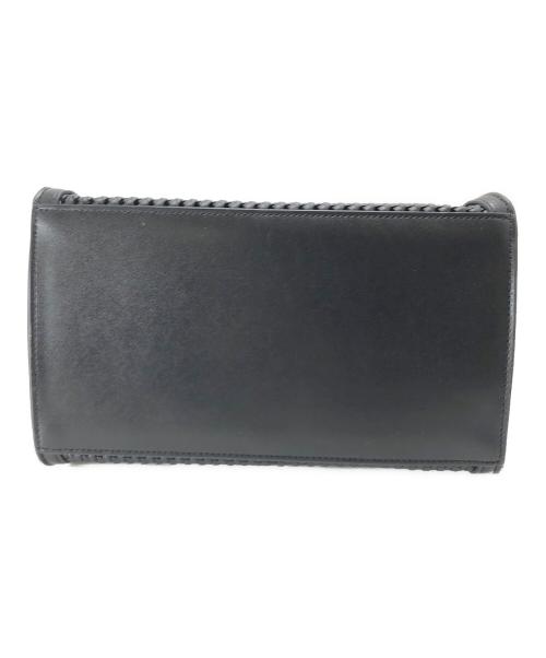 ARMANI EXCHANGE（アルマーニ エクスチェンジ）ARMANI EXCHANGE (アルマーニ エクスチェンジ) BOXロゴバックル ミニハンドバッグ ブラック サイズ:表記なしの古着・服飾アイテム