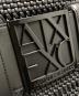 中古・古着 ARMANI EXCHANGE (アルマーニ エクスチェンジ) BOXロゴバックル ミニハンドバッグ ブラック サイズ:表記なし：10000円