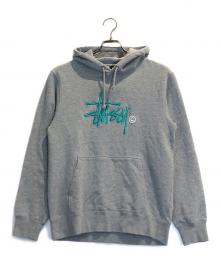 stussy（ステューシー）の古着「ロゴパーカー」｜グレー
