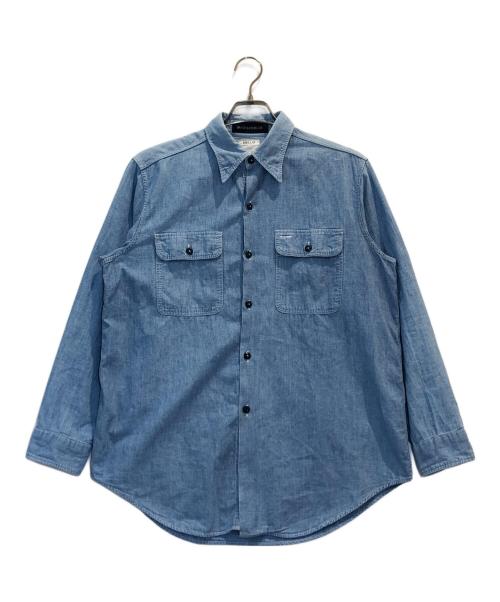 MADISON BLUE（マディソンブルー）MADISON BLUE (マディソンブルー) HAMPTON BACK SATIN SHIRT インディゴ サイズ:1の古着・服飾アイテム
