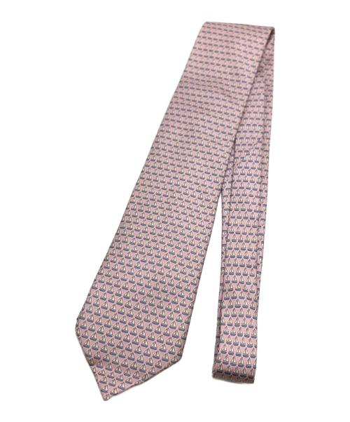 HERMES（エルメス）HERMES (エルメス) ネクタイ ピンク サイズ:表記なしの古着・服飾アイテム