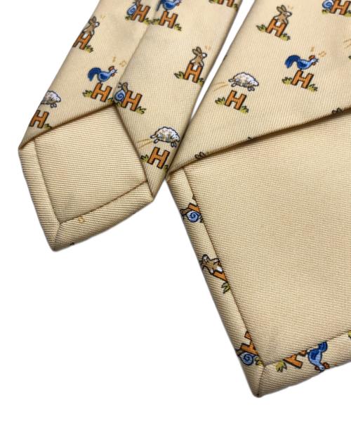 HERMES（エルメス）HERMES (エルメス) ネクタイ イエロー サイズ:表記なしの古着・服飾アイテム