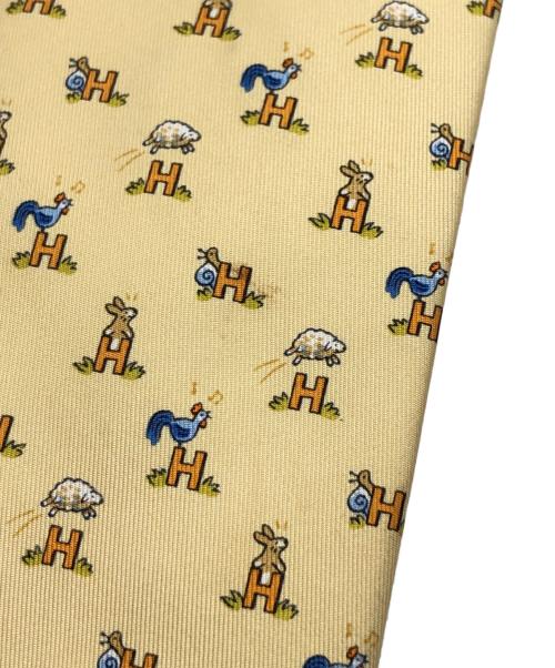 HERMES（エルメス）HERMES (エルメス) ネクタイ イエロー サイズ:表記なしの古着・服飾アイテム