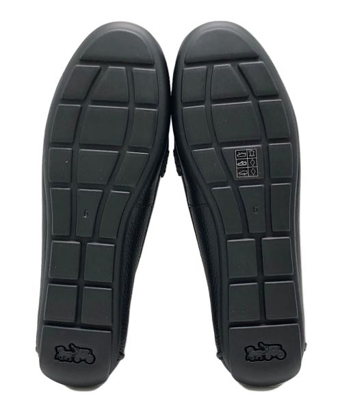 COACH（コーチ）COACH (コーチ) MONA LEATHER DRIVER ブラック サイズ:6の古着・服飾アイテム