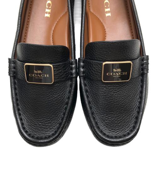 COACH（コーチ）COACH (コーチ) MONA LEATHER DRIVER ブラック サイズ:6の古着・服飾アイテム