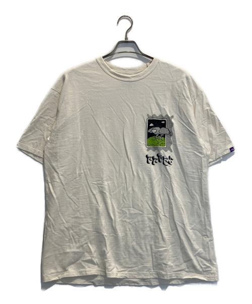 THE NORTHFACE PURPLELABEL（ザ・ノースフェイス パープルレーベル）THE NORTHFACE PURPLELABEL (ザ・ノースフェイス パープルレーベル) FFFES Graphic Tee アイボリー サイズ:XLの古着・服飾アイテム