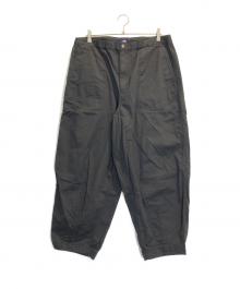 THE NORTHFACE PURPLELABEL（ザ・ノースフェイス パープルレーベル）の古着「Ripstop Wide Cropped Field Pants」｜ブラック