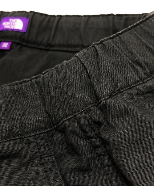 THE NORTHFACE PURPLELABEL（ザ・ノースフェイス パープルレーベル）THE NORTHFACE PURPLELABEL (ザ・ノースフェイス パープルレーベル) Ripstop Wide Cropped Field Pants ブラック サイズ:36の古着・服飾アイテム