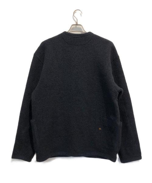 45R（フォーティファイブ・アール）45R (フォーティファイブ・アール) 縮絨ニットの908チロリアンカーディガン ネイビー サイズ:04の古着・服飾アイテム