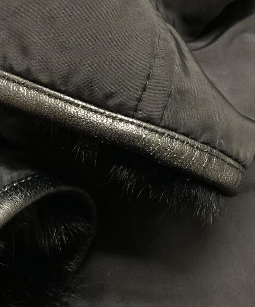 theory（セオリー）theory (セオリー) リバーシブルラビットファーコート ブラック サイズ:2の古着・服飾アイテム