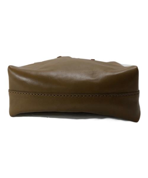 Herz（ヘルツ）Herz (ヘルツ) レザートートバッグ ブラウンの古着・服飾アイテム