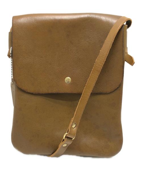 Herz（ヘルツ）Herz (ヘルツ) 2部屋サコッシュ ブラウンの古着・服飾アイテム