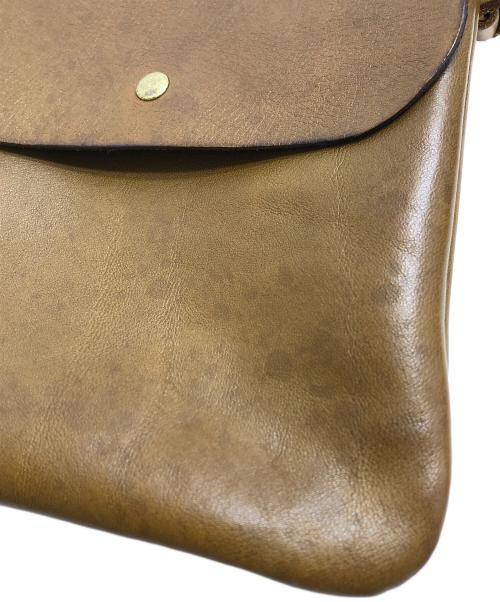 Herz（ヘルツ）Herz (ヘルツ) 2部屋サコッシュ ブラウンの古着・服飾アイテム