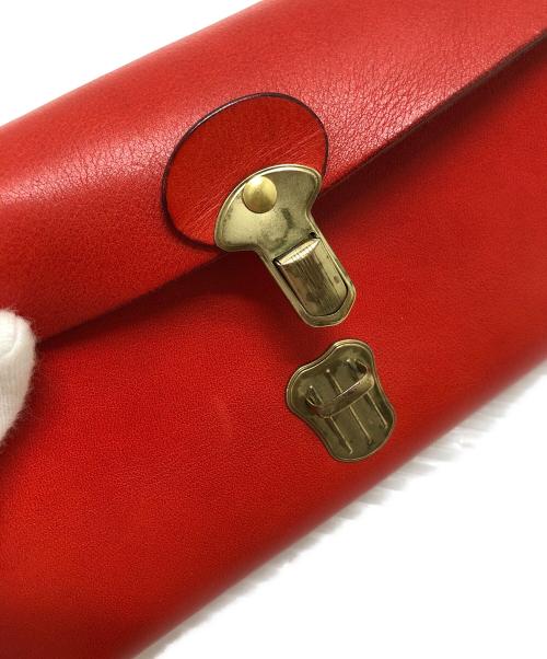 Herz（ヘルツ）Herz (ヘルツ) アコーディオンウォレット レッドの古着・服飾アイテム