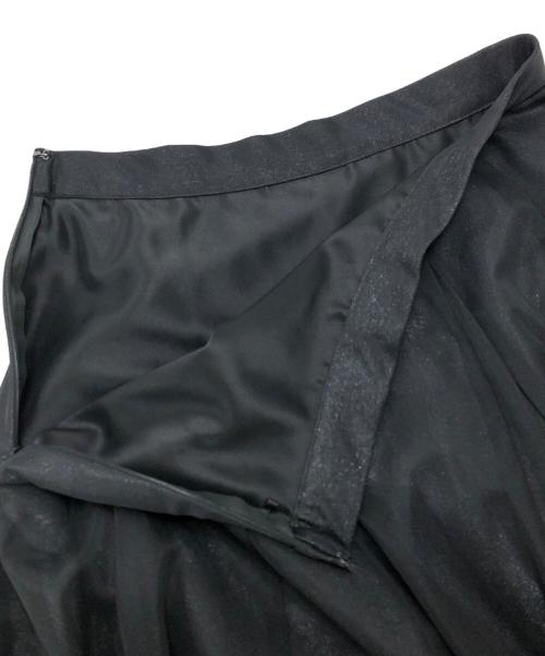 CELFORD（セルフォード）CELFORD (セルフォード) シアーチュールスカート ブラック サイズ:36の古着・服飾アイテム