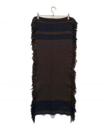 Y's（ワイズ）の古着「WOOL FRINGE SCARF」