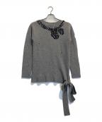 MARC JACOBSマークジェイコブズ）の古着「カシミヤスパンコールニット」｜グレー