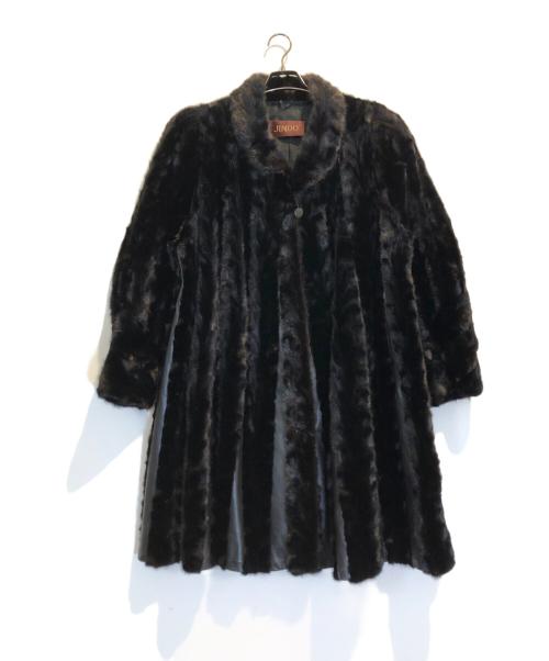JINDO（ジンドウー）JINDO (ジンドウー) ミンクファーコート ブラック サイズ:表記なしの古着・服飾アイテム