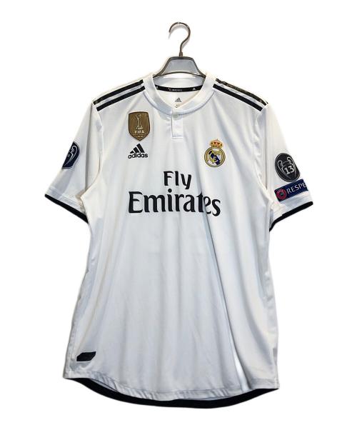 adidas（アディダス）adidas (アディダス) Tシャツ ホワイト サイズ:XLの古着・服飾アイテム