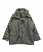 ALPHAアルファ）の古着「N-3Bタイプコート」｜グリーン