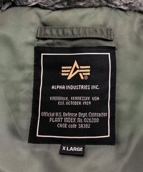 ALPHA（アルファ）ALPHA (アルファ) N-3Bタイプコート グリーン サイズ:XLの古着・服飾アイテム