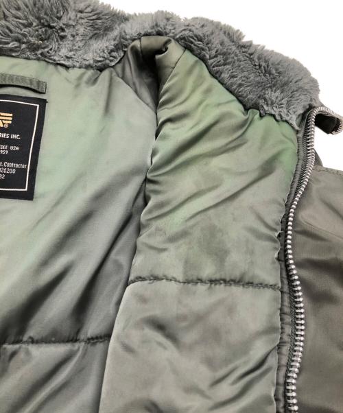 ALPHA（アルファ）ALPHA (アルファ) N-3Bタイプコート グリーン サイズ:XLの古着・服飾アイテム