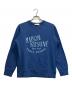 MAISON KITSUNE（メゾンキツネ）の古着「ロゴプリントスウェット」｜ブルー