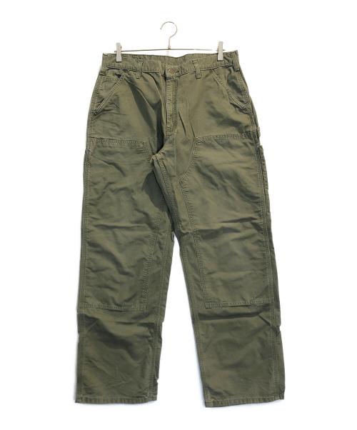 CarHartt（カーハート）CarHartt (カーハート) ダブルニーパンツ グリーン サイズ:36の古着・服飾アイテム