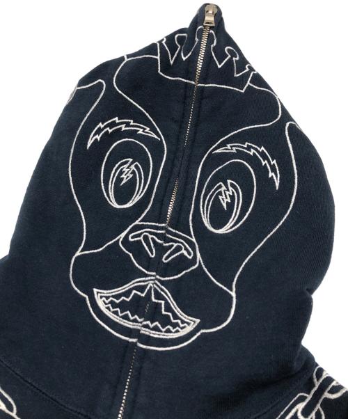 A BATHING APE（ア ベイシング エイプ）A BATHING APE (ア ベイシング エイプ) ホルスタインパーカー ネイビー サイズ:Sの古着・服飾アイテム