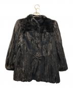 SAGA MINKサガミンク）の古着「ファーコート」｜ブラック
