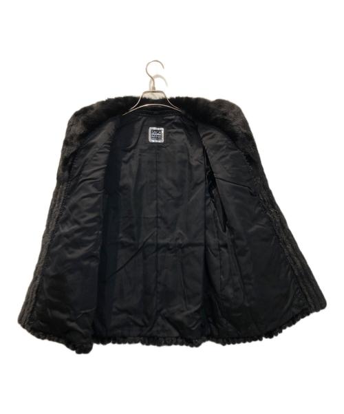 SAGA MINK（サガミンク）SAGA MINK (サガミンク) ファーコート ブラック サイズ:13号の古着・服飾アイテム