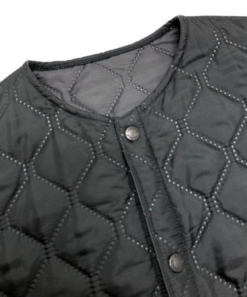 ARMEN（アーメン）ARMEN (アーメン) オーバーサイズノーカラーキルティングコート ブラック サイズ:表記なしの古着・服飾アイテム